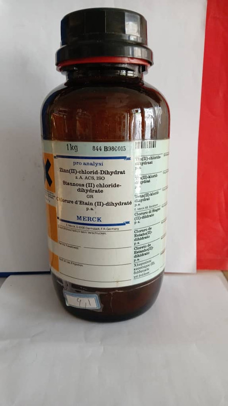 کلرید قلع کمپانی مرک(Merck) آلمان بسته ۱۰ گرمی