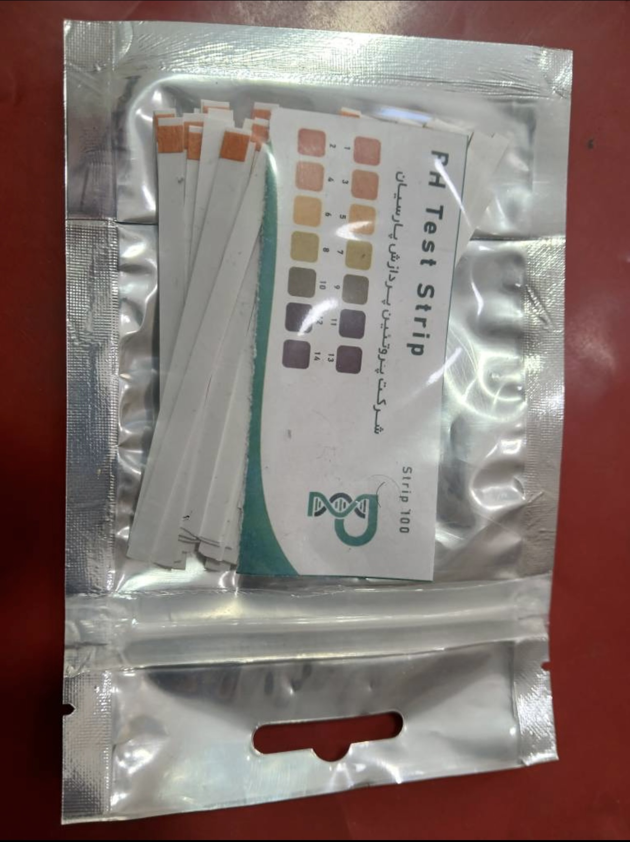 کاغذ 14-1 ph تک استریپ ۱۰۰ عددی طرح مرک کمپانی ایرانی