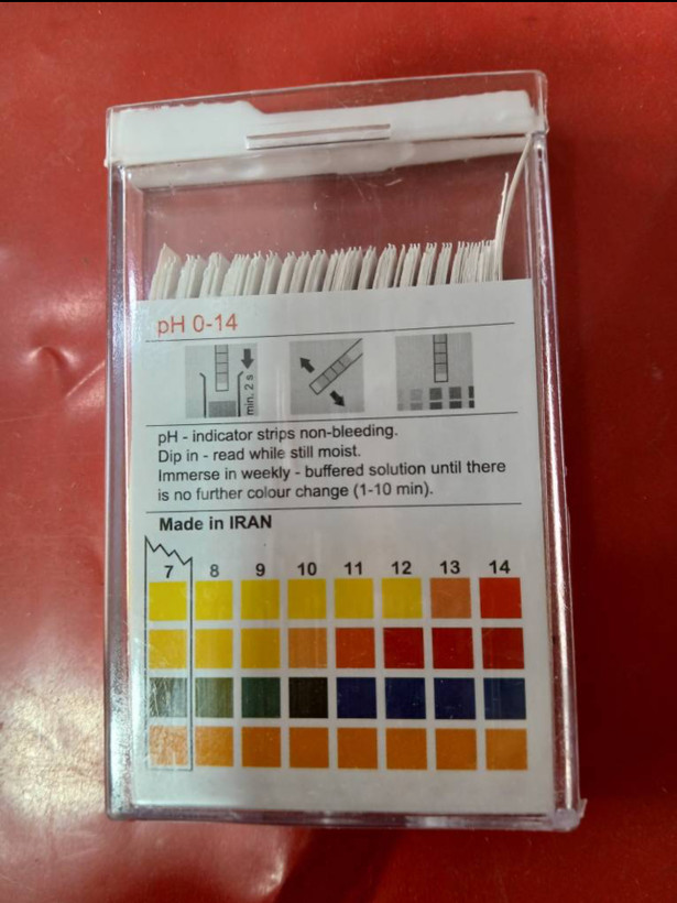 کاغذ ph 0-14 ایرانی طرح مرک ۱۰۰ عددی